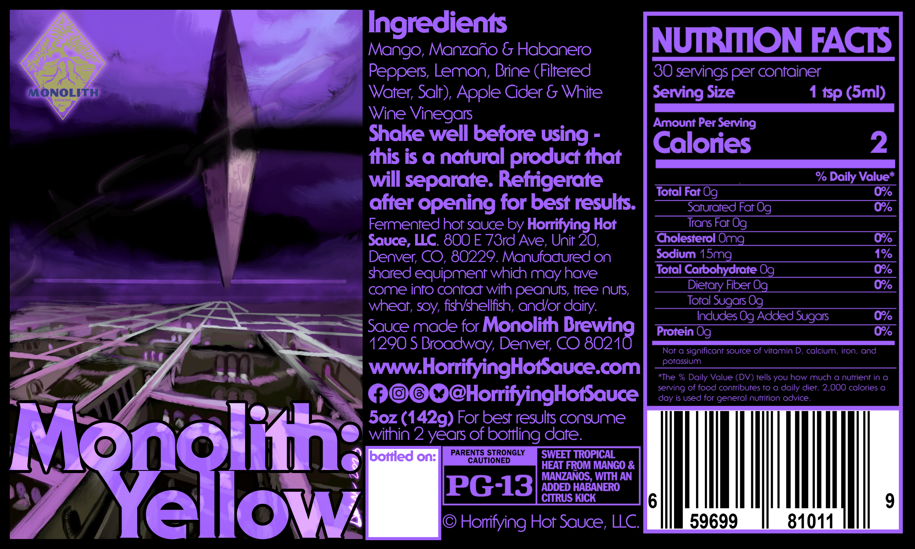 Monolith:Yellow (5oz)