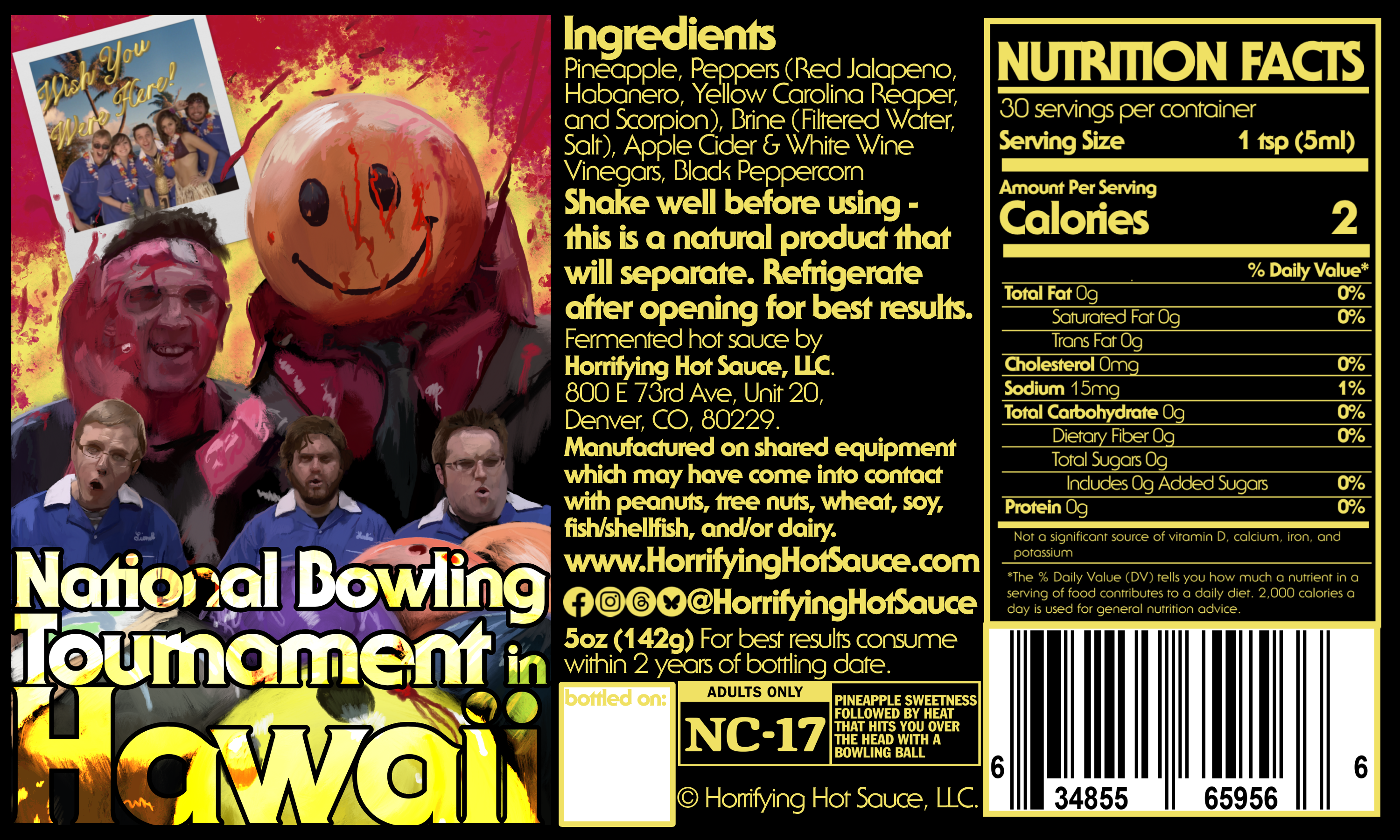 National Bowling Tournament in Hawaii (Waxed)