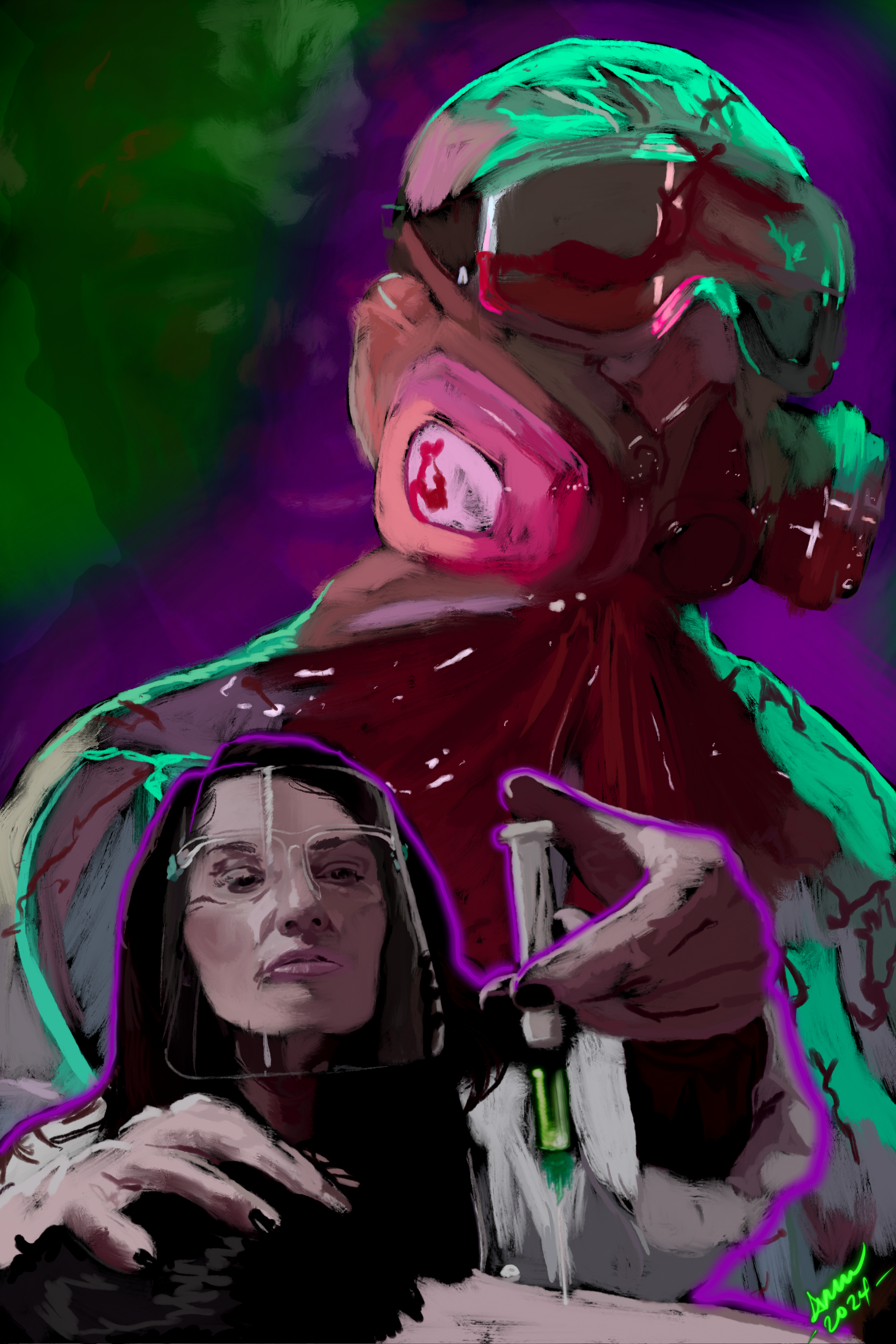 Alpha-21 Label Art by D. Ryan Mowry