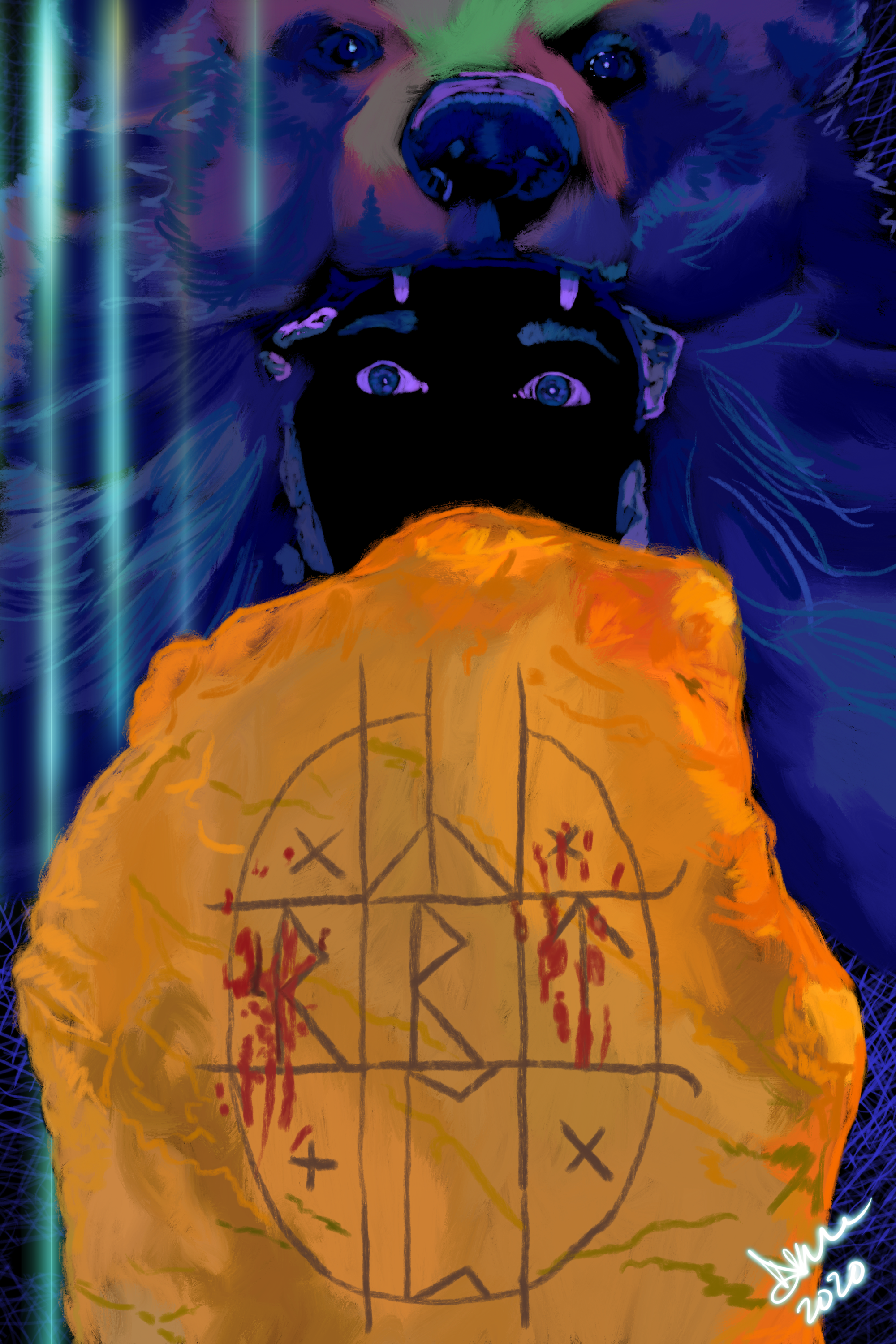 Hårga Label Art by D. Ryan Mowry