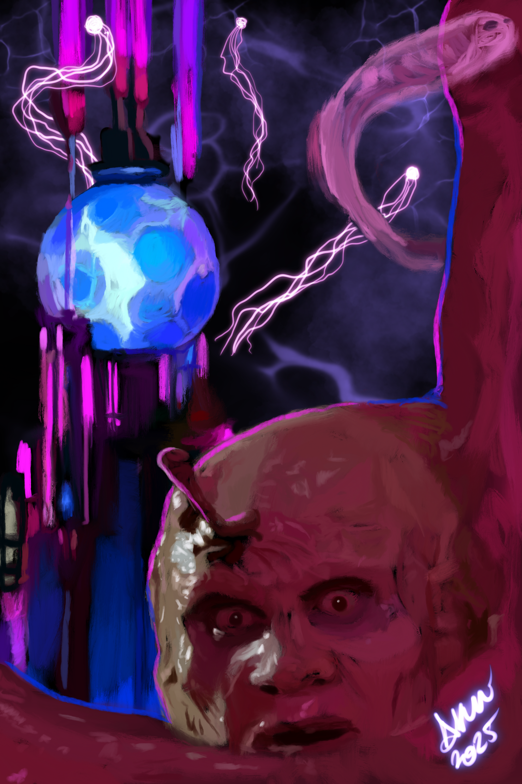 The Resonator Label Art by D. Ryan Mowry
